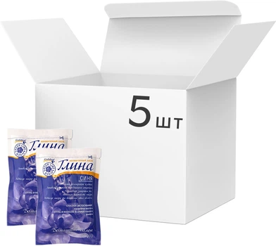 Упаковка глины Golden Pharm Синей косметической 60 г х 5 шт (42385737048164)