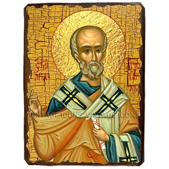 Икона Аристарх апостол ,икона на дереве 300х400 мм (3461-4)