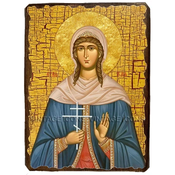 Икона Иулия (Юлия) Анкирская (Коринфская) Мученица ,икона на дереве 130х170 мм (3614-1)