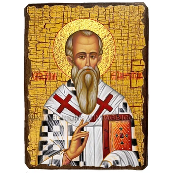 Икона Тихон Амафунтский епископ ,икона на дереве 130х170 мм (3626-1)