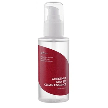 Поновлююча есенція з АНА-кислотами Isntree Chesnut AHA 8% Clear Essence 100 мл.