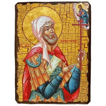 Икона Лонгин Сотник мученик ,икона на дереве 210х280 мм (3597-3)