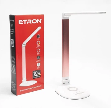 Настільна лампа LED ETRON 1-EDL-420 10W 3000K-6000K рожева