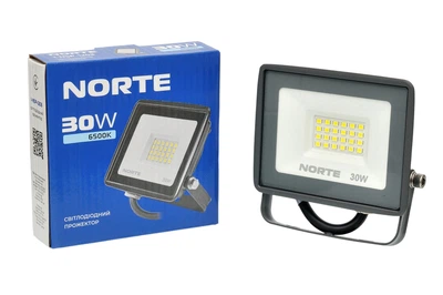 LED прожектор NORTE 30W IP65 6500K влагозащищенный уличный