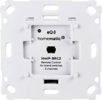 Настінний вимикач Homematic IP Wall-mounted remote control for brand switches - 2 channels (HmIP-BRC2)