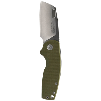 Ніж складаний SOG Stout FLK OD Green/Stonewash оливковий