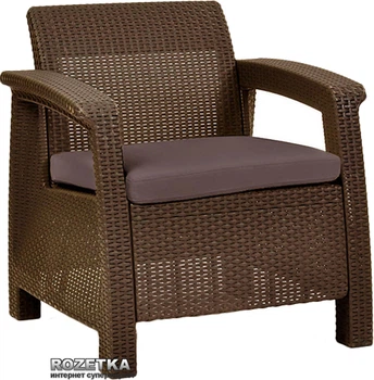 Крісло Allibert Corfu Duo Коричневий (3253929122088)