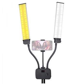 Светодиодная лампа двойная 3200-5600К 45Вт Puluz HD-45X