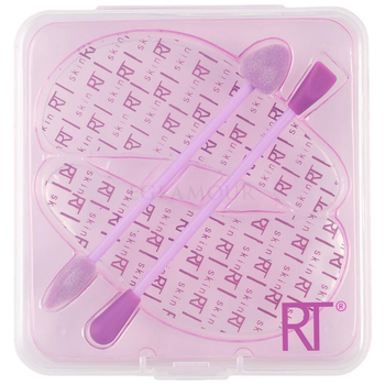 Zestaw osłon i aplikatorów cieni do oczu RealTechniques ochronne płatki 2 szt. + patyczki 2 szt. + etui (79625043099)