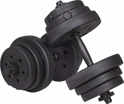 Гантелі Springos FA1043 бітумні 2 х 10 кг