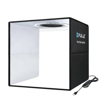 Фотобокс для предметной съёмки 40х40см Фотозона Лайтбокс Puluz 12 фонов