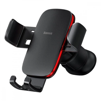 Автодержатель для телефона Baseus Metal Age II Gravity Car Mount (Air Outlet Version) Black (SUJS000001)