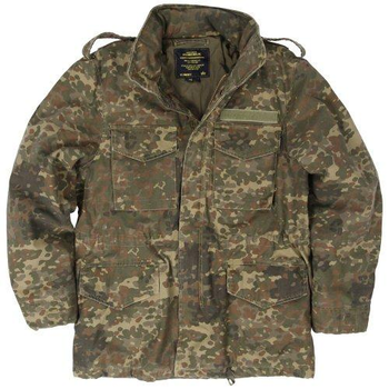 Куртка парка полевая тактическая М65 винтаж Driver jacket flecktarn 2XL