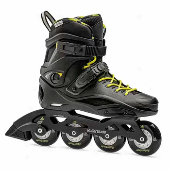 Ролики Rollerblade RB Cruiser 2023 black-neon yellow Размер 48