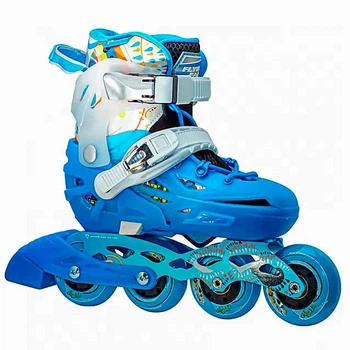 Детские раздвижные ролики Flying Eagle S6S Junior Размер 33-37 Синие