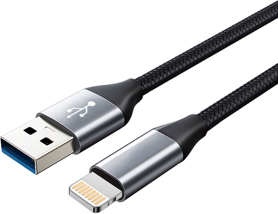 Kabel Montis USB Type A - Lightning 2 m Black (MON/MT047)