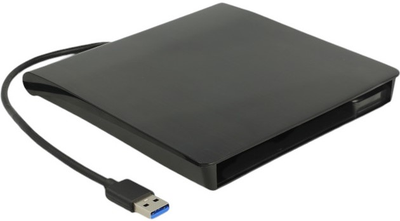 Зовнішня кишеня Delock для 5.25″ Slim SATA 12.7 мм на SuperSpeed USB 3.2 Gen 1 Type-A Black (42636)