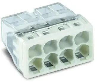 Клема Wago 8-х провідна х 2.5 мм² 50 шт (4050821027881)