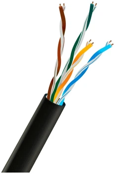 Кабель витая пара Trinix UTP CAT5E CCA 0.51 мм LDPE Outdoor 305 м (33-00188)