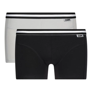 Трусы боксеры DIM 6578x2 L 2 шт noir/gris