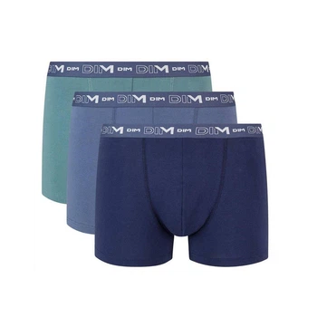 Трусы боксеры DIM 6596x3 6р 3шт vert p/bleu or/bleu d.