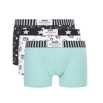 Трусы боксеры DIM D0C6Dx3 2XL 3 шт coup/star/vert AA6