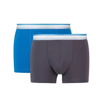 Трусы боксеры DIM D09B6х2 2 р 2шт gris gr/bleu oc.