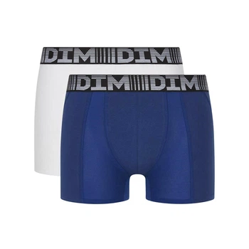 Трусы боксеры DIM D01N2x2 2XL 2 шт bleu ac./blanc AA2