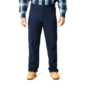 Флісові джинси Smith's Relaxed Fit Workwear Men's Canvas Fleece Lined 5 Pocket Pant Color: Dark Navy W40 L32