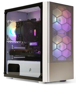 Игровой Компьютер 1stPlayer - Ryzen 5 5500 / Radeon RX 5700 XT 8 ГБ / 32ГБ DDR4 / SSD 1TБ M.2 PCIe WH