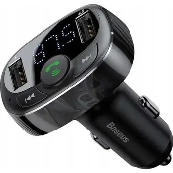 FM-трансмиттер модулятор Baseus T Shaped S-09A Car Bluetooth MP3 Player (Standard Edition) CCMT000001 Black