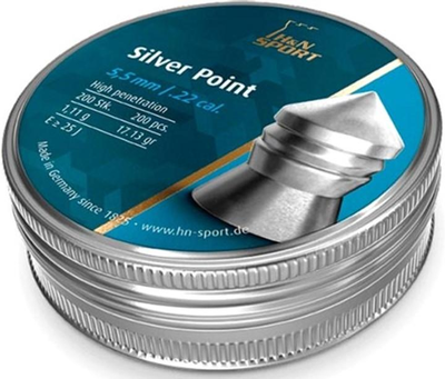 Кулі свинцеві H&N Silver Point 5,50 мм 1,1 г 200 шт