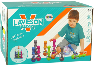 Zestaw do gry w kręgle LEAN Toys Luminous Ball (5905323217379)