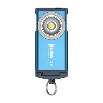 Багатофункціональний світлодіодний наключний ліхтарик Wuben G2 Mini EDC Blue