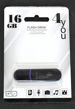 USB-накопитель флешка на 16Gb 4you 012 Jet series Black