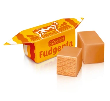 Цукерки ірис Roshen Fudgenta 7.065 кг