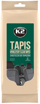 Вологі серветки для очищення тканинної оббивки K2 TAPIS UPHOLSTERY 24 шт (5906534019219)