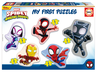 Zestaw puzzli Educa Baby Spidey i Jego Niesamowici Przyjaciele 5 szt (8412668199538)