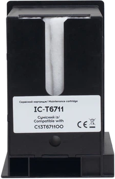 Контейнер Barva совместим для отработанных чернил Epson T6711/PXMB3 (C13T671100) с чипом (IC-T6711)