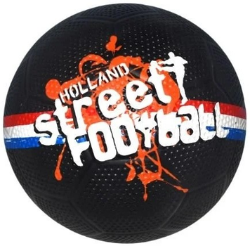 Piłka nożna GA Toys Street Football Rozmiar 5 Black (8716404260910)