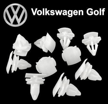VAG Клипса молдинга порога Volkswagen Golf (3C0853585) 10 шт