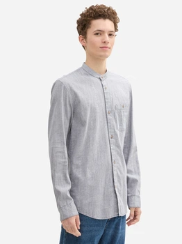 Рубашка хлопковая мужская Tom Tailor 1042539-36059 L Голубая (4068127325600)