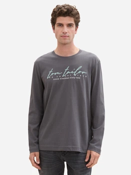 Лонгслів чоловічий Tom Tailor 1043277-10899 XL Сірий (4068127249388)