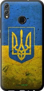 Чехол на Huawei 8X Флаг и герб Украины 2 "378b-1596-70447"