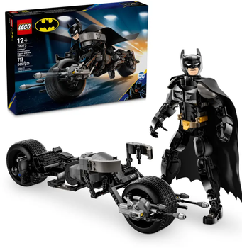 Конструктор Лего ДС Бетмен Бетмен та бетцикл Lego DC Batman Construction Figure and the Bat-Pod Bike76273