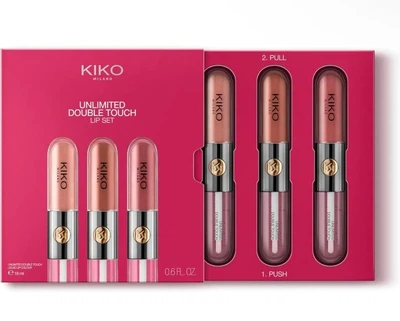 Набор для губ Kiko Milano Unlimited Double Touch Lip Set 01