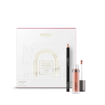 Набор для губ Kiko Milano Holiday Premiere Matte Desire Lips Gift Set 01 Beige Allure
