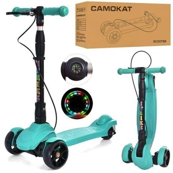 Самокат детский MAXI складной iTrike зеленый JR 3-060-40-GR