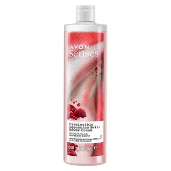 Крем-гель для душу Avon Senses з ароматом кокосового молока і малини 500 мл