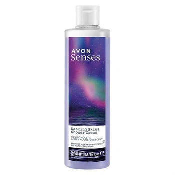 Крем-гель для душа Avon Senses «Небесное сияние» с ароматом малины и фиалки 250 мл